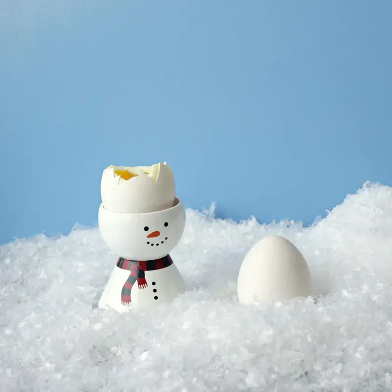 Lucie  Kaas Bordfolk egg holder Snowman