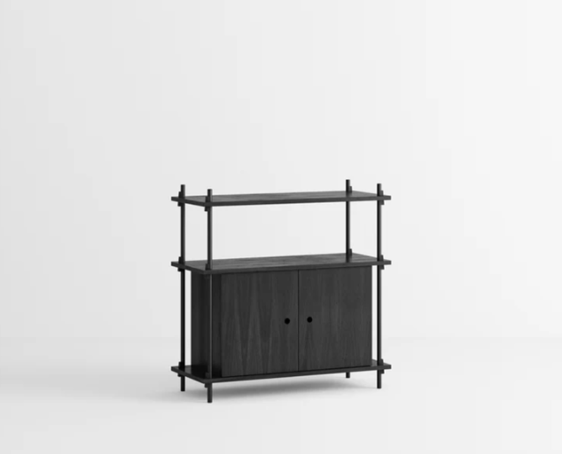 Moebe Shelving System – s.85.1.B - Smoked Oak