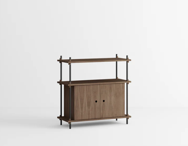 Moebe Shelving System – s.85.1.B - Smoked Oak