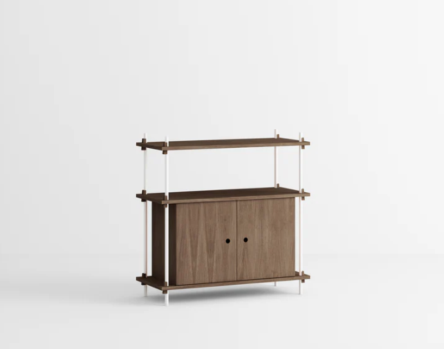 Moebe Shelving System – s.85.1.B - Smoked Oak