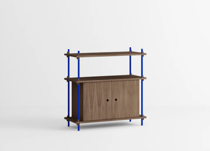 Moebe Shelving System – s.85.1.B - Smoked Oak