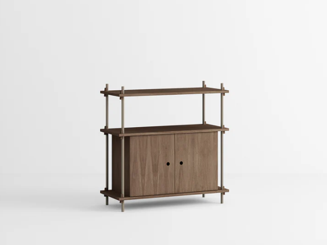 Moebe Shelving System – s.85.1.B - Smoked Oak