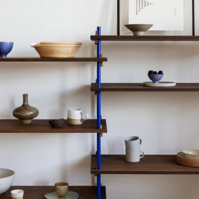 Moebe Shelving System – s.200.3.B Smoked Oak