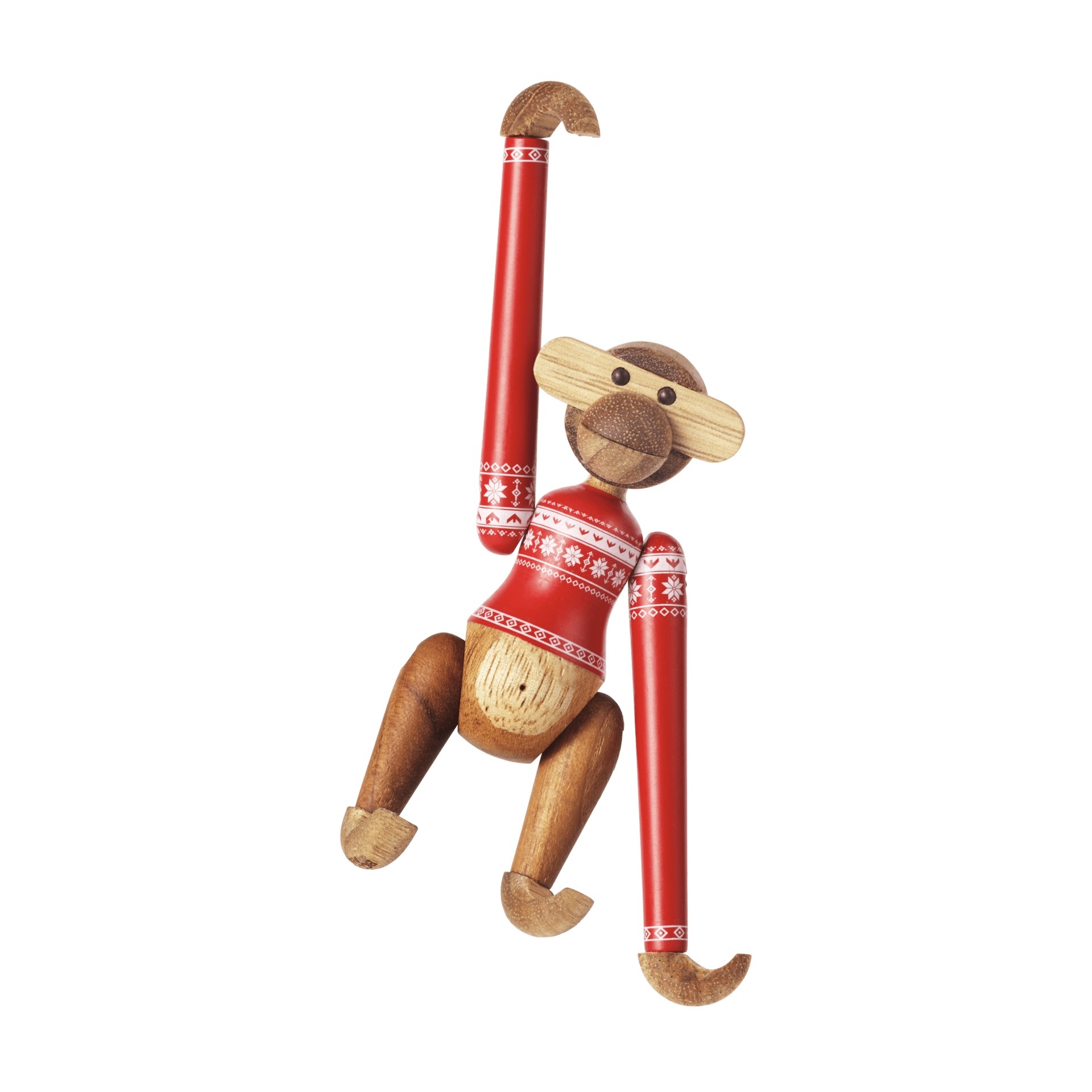 Kay Bojesen Christmas Jumper Monkey 2024 Mini - Teak/Limba