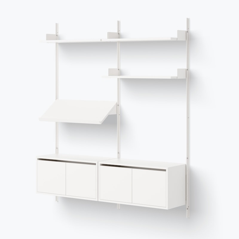 New Works Living Shelf Cabinets Low w. Doors