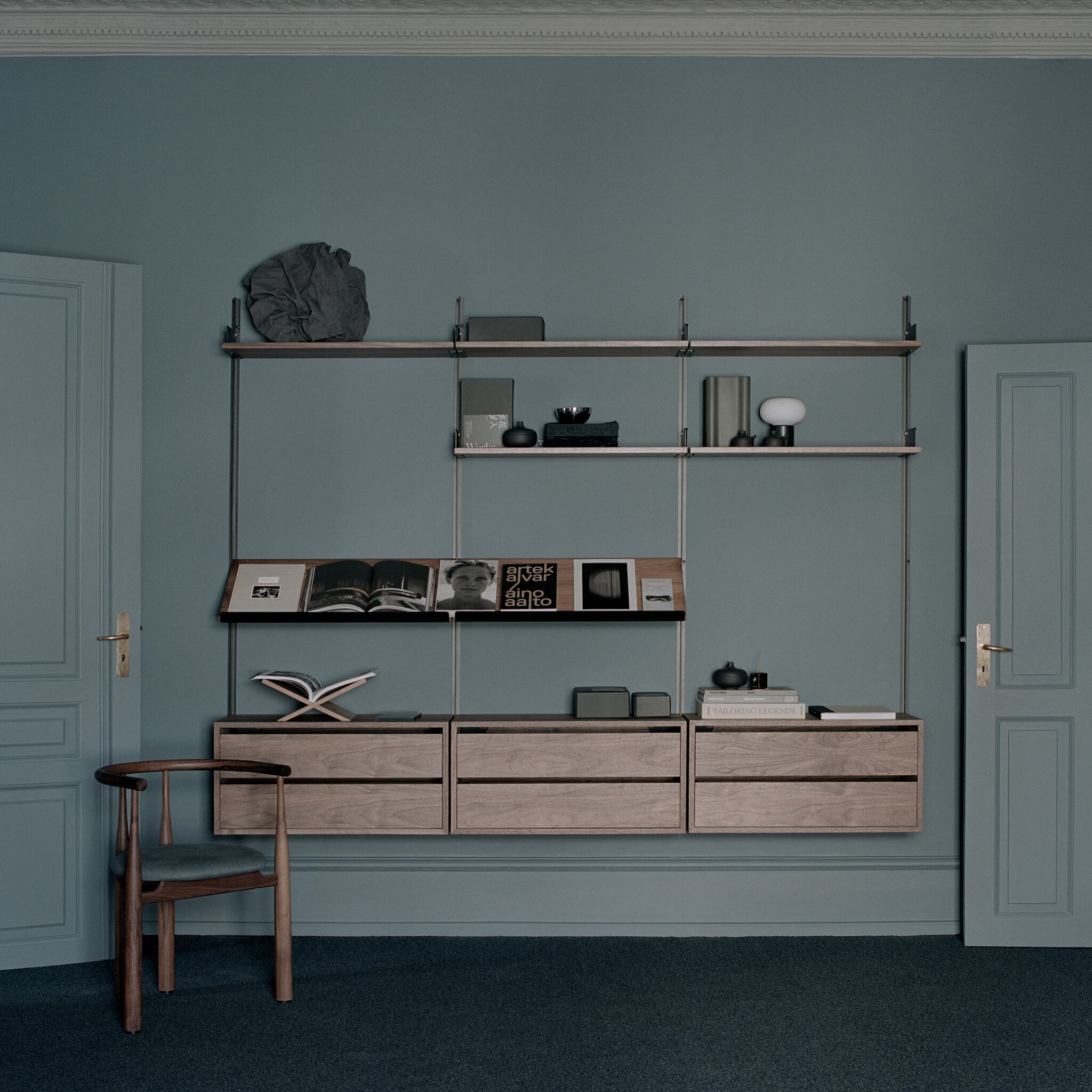 New Works Living Shelf Cabinets Low w. Doors