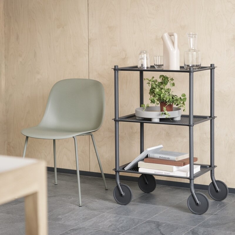 Muuto Flow Trolley 3 Layer Grey - SHOWROOM MODEL