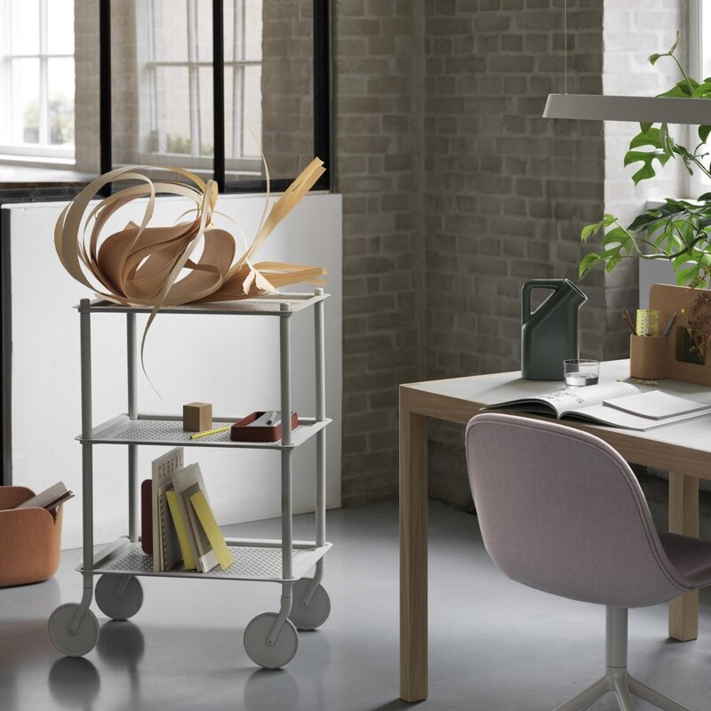 Muuto Flow Trolley 3 Layer Grey - SHOWROOM MODEL