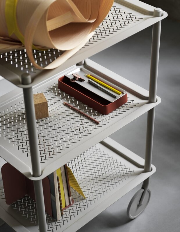 Muuto Flow Trolley 3 Layer Grey - SHOWROOM MODEL