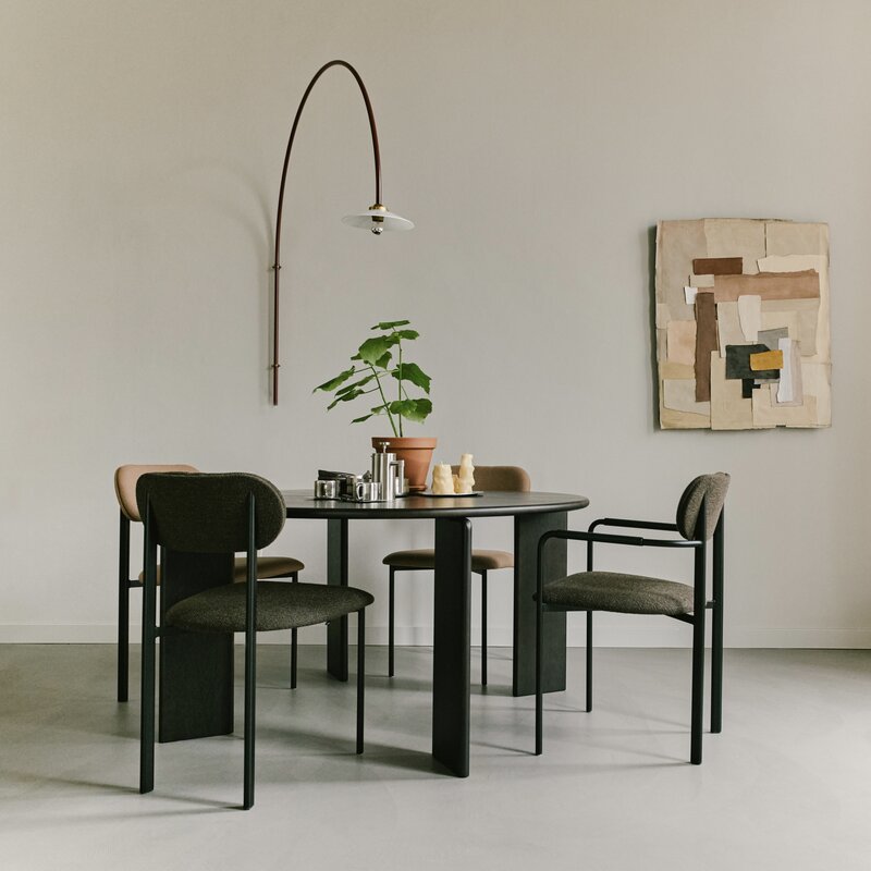 STUDIO HENK Eettafel rond - Soft - 130 cm - ronde rand - Eiken natural hardwax olie