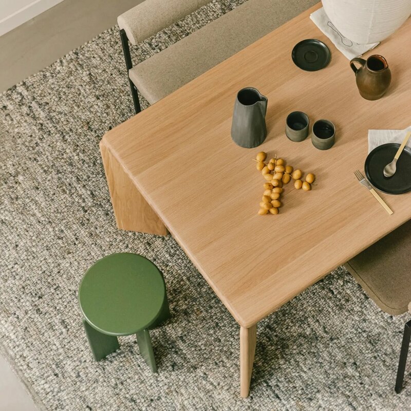 STUDIO HENK Eettafel rechthoekig - Soft - 240 x 90 cm - ronde rand - Eiken natural light hardwax olie