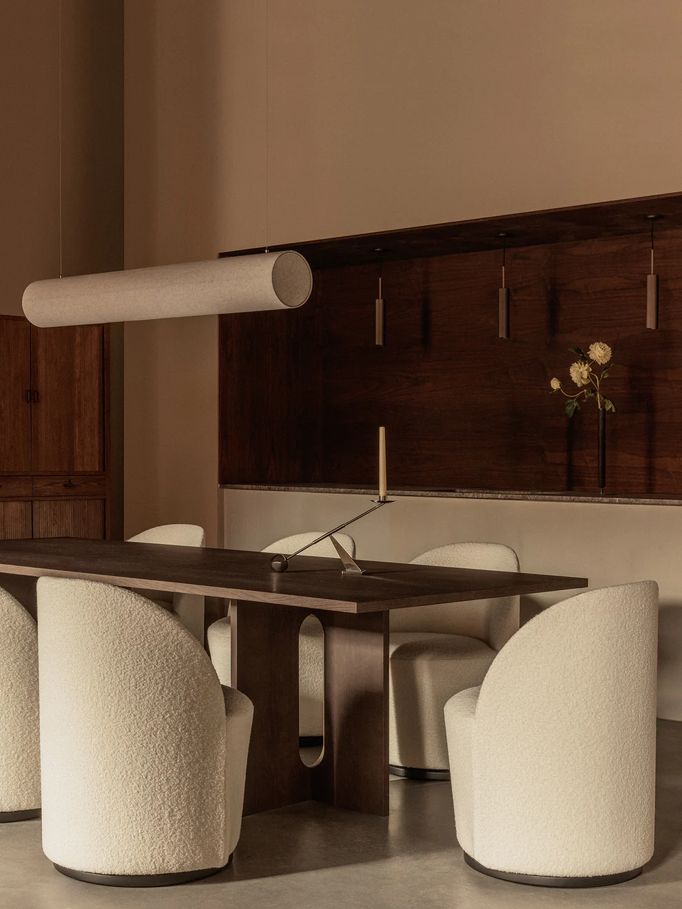 Audo Copenhagen Hashira Linear Pendant Lamp, Raw