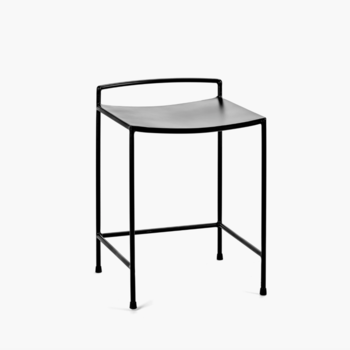 Serax Stool Metal Black Nello Metal Sculptures
