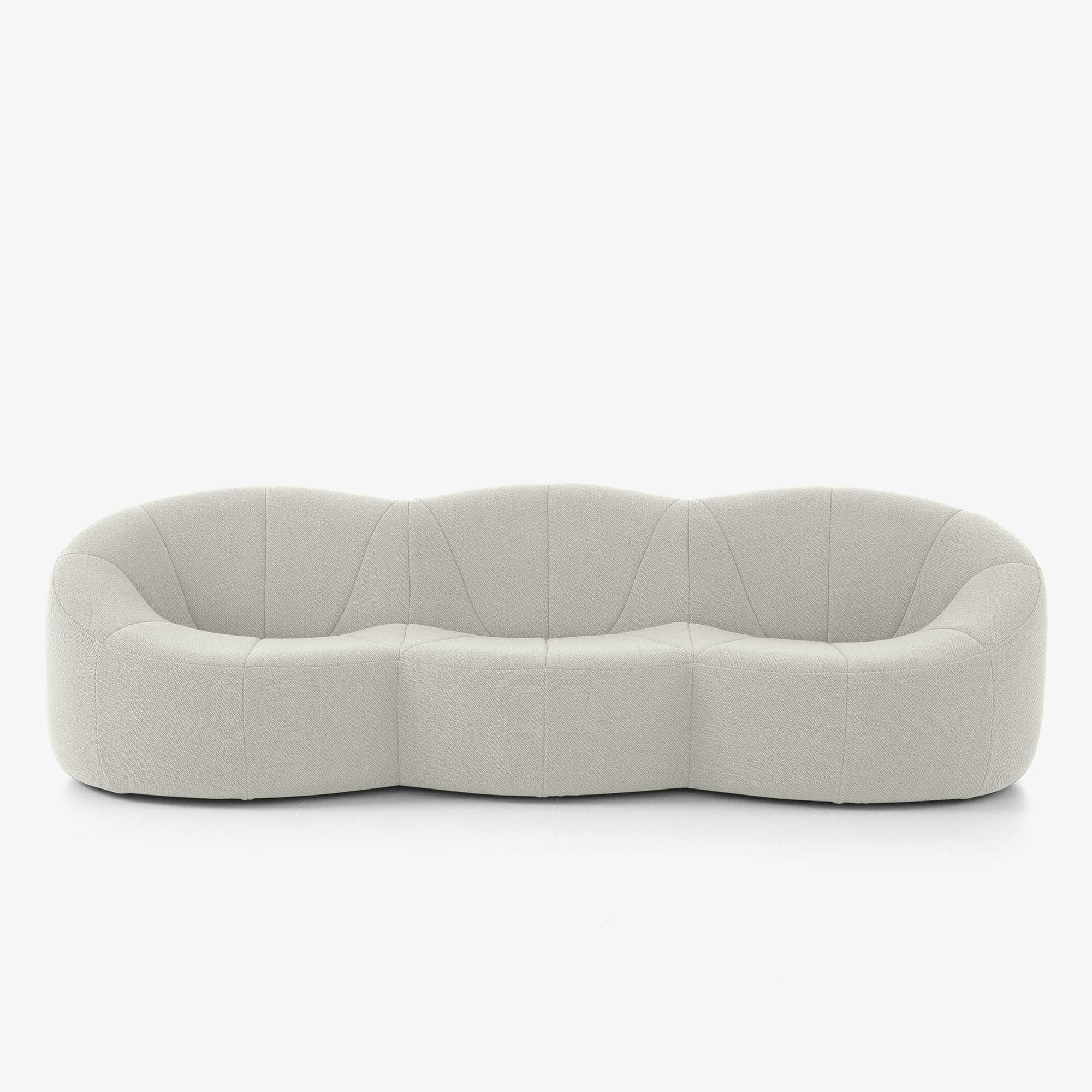 Ligne Roset Pumpkin Sofa - Coda Creme/Noir