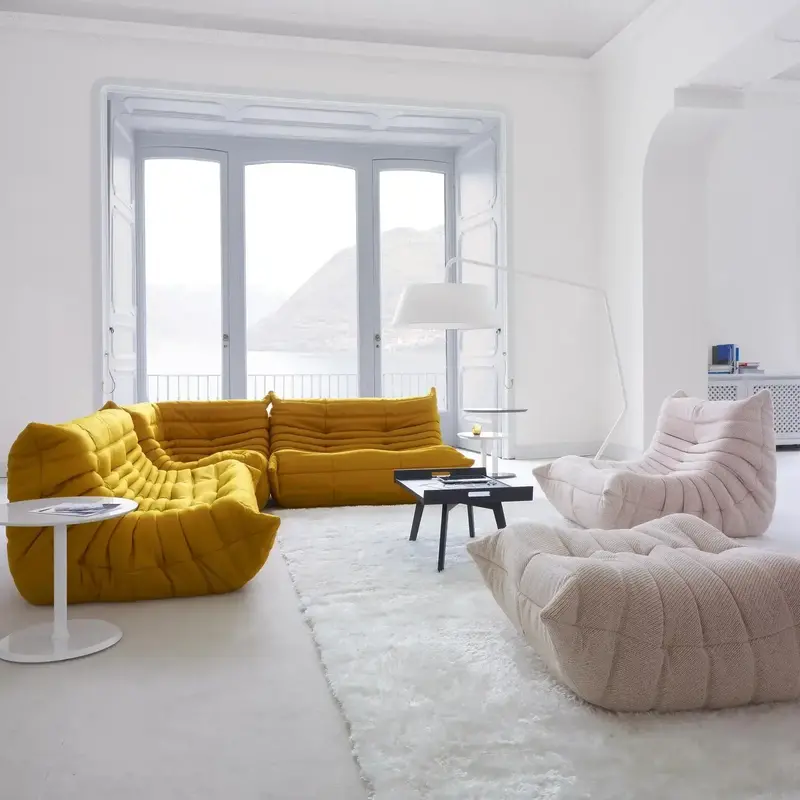 Ligne Roset Togo 1-zit fauteuil - Cowo Naturel