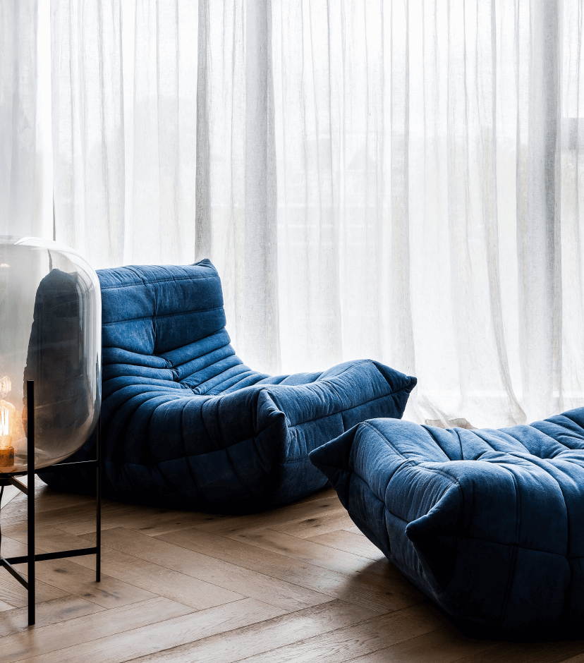 Ligne Roset Togo Poef - Alcantara QUICK SHIP