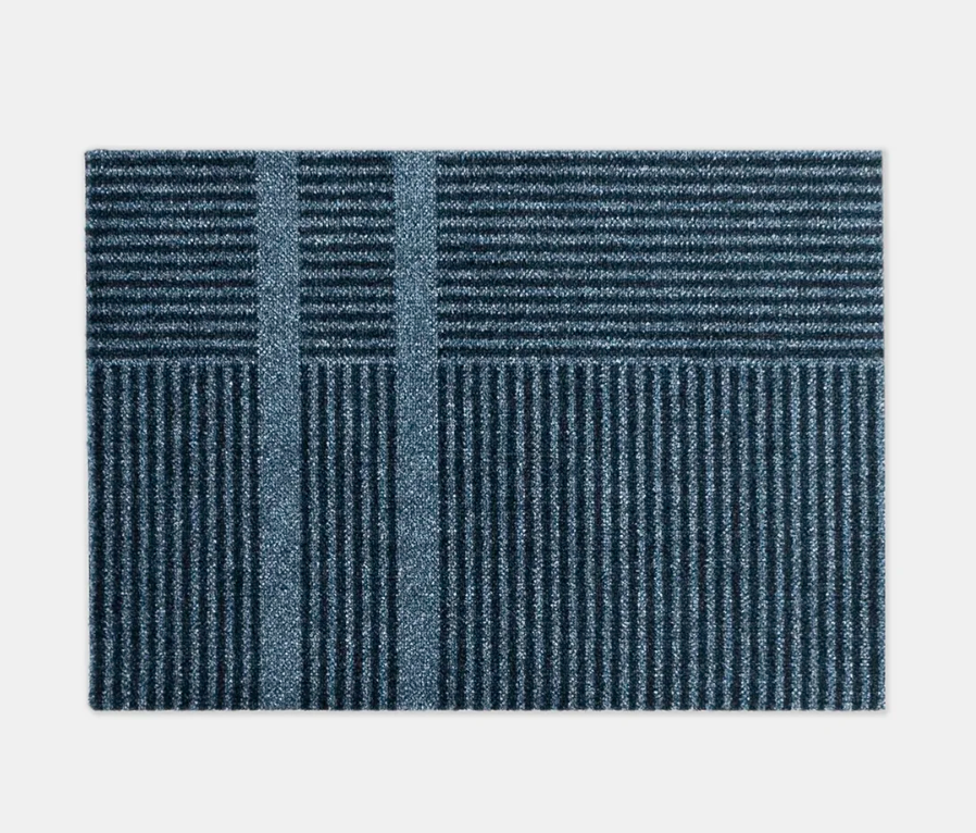 Heymat Løype Doormat - Stormy Blue 60 x 85 cm
