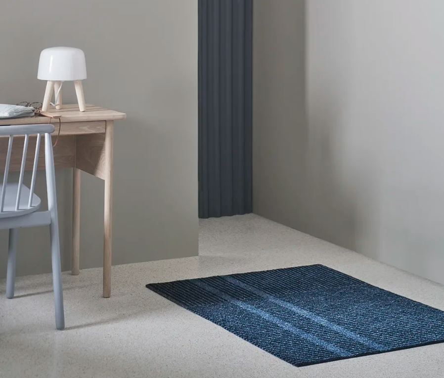 Heymat Løype Doormat - Stormy Blue 60 x 85 cm