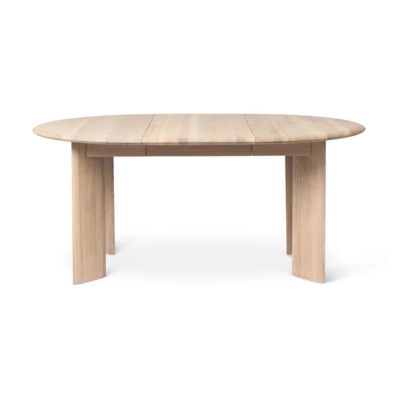Ferm Living Bevel Table Extendable x2 - White Oiled Oak
