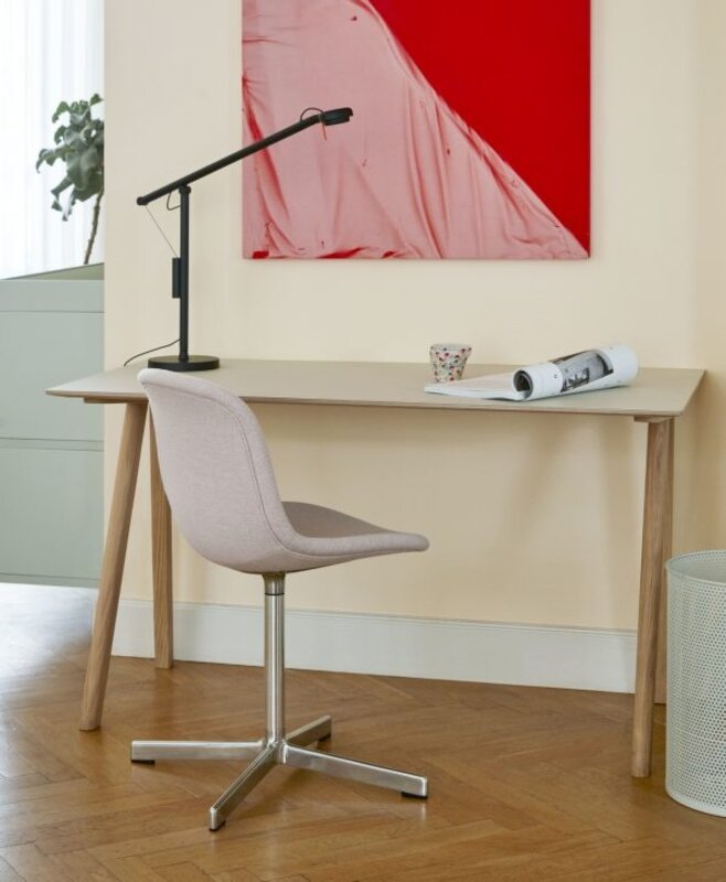 HAY Fifty-Fifty Mini Table Lamp Soft black