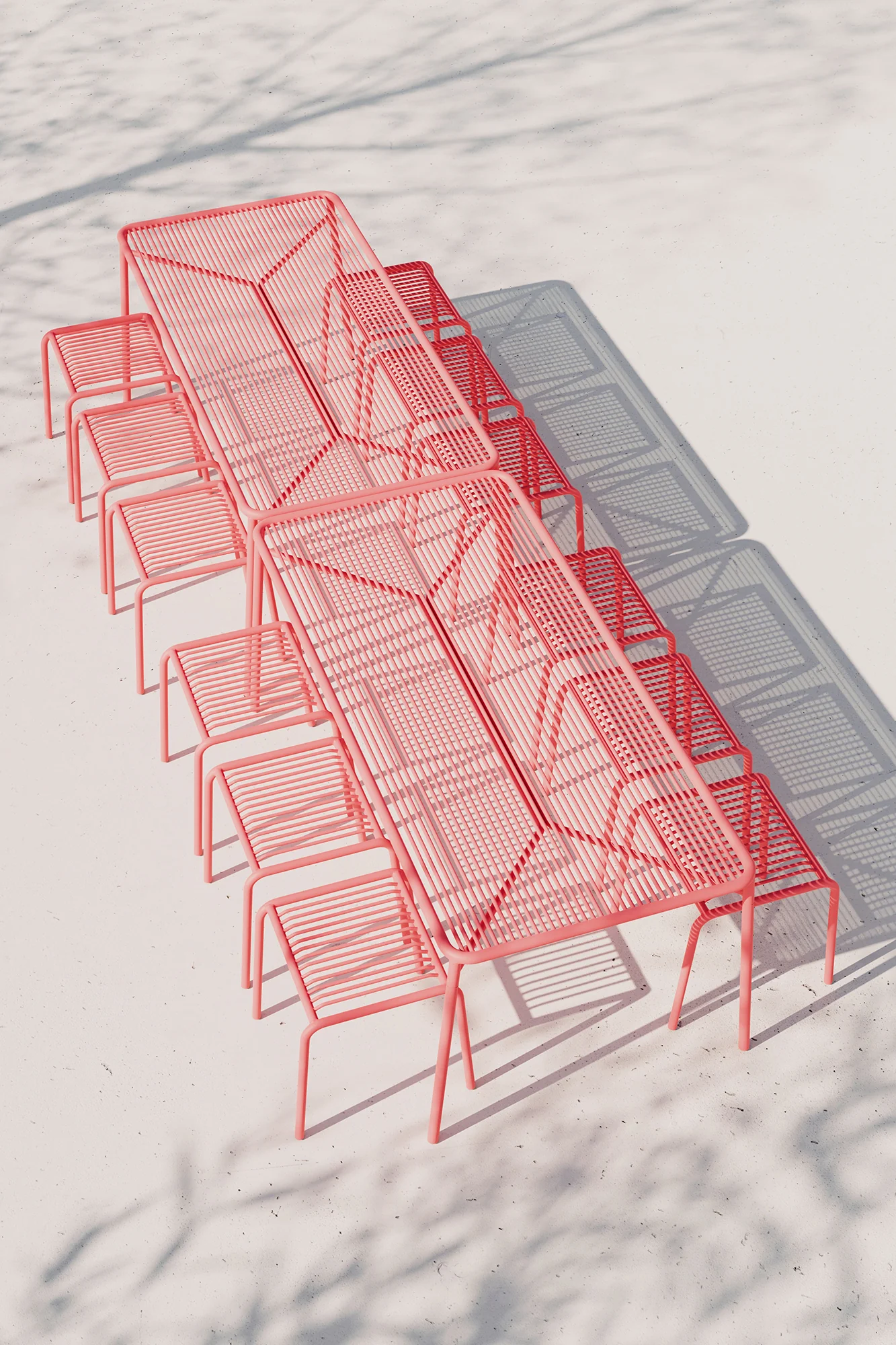 OBJEKTE UNSERER TAGE Ivy Outdoor Stool - Soft Pink