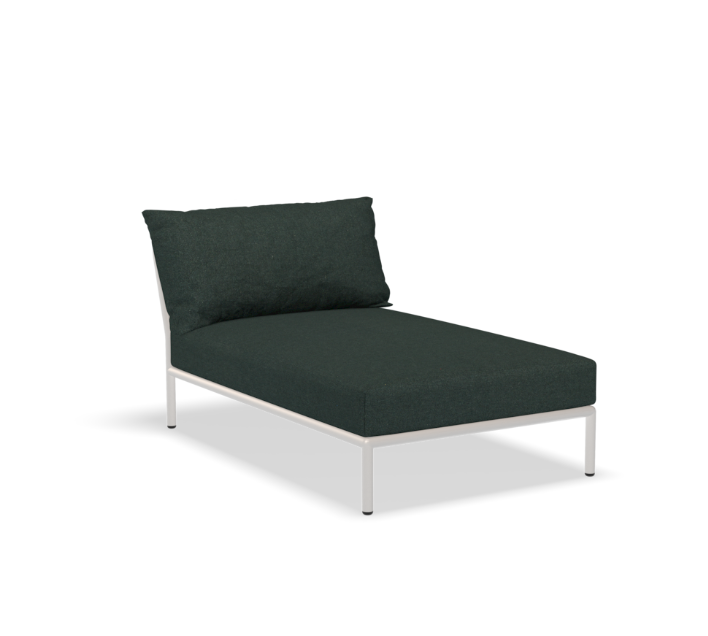 Houe Level 2 Chaiselong - Muted White base