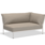 Houe Level 2 Corner, Right - Muted White base