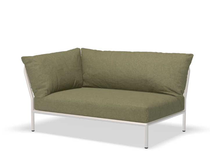 Houe Level 2 Corner, Left - Muted White base