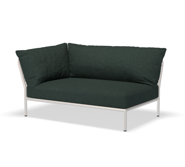 Houe Level 2 Corner, Left - Muted White base