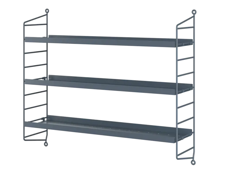 String Furniture Modulair wandsysteem - String® Pocket Metal