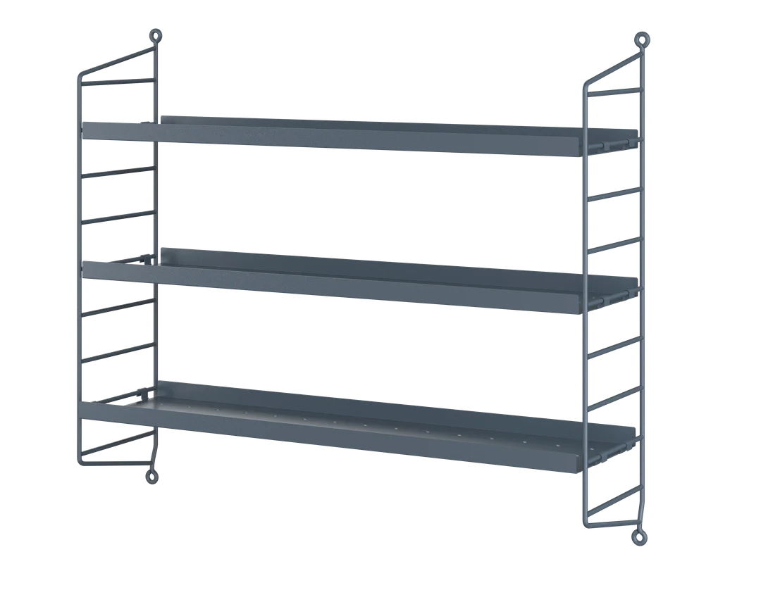 String Furniture Modulair wandsysteem - String® Pocket Metal