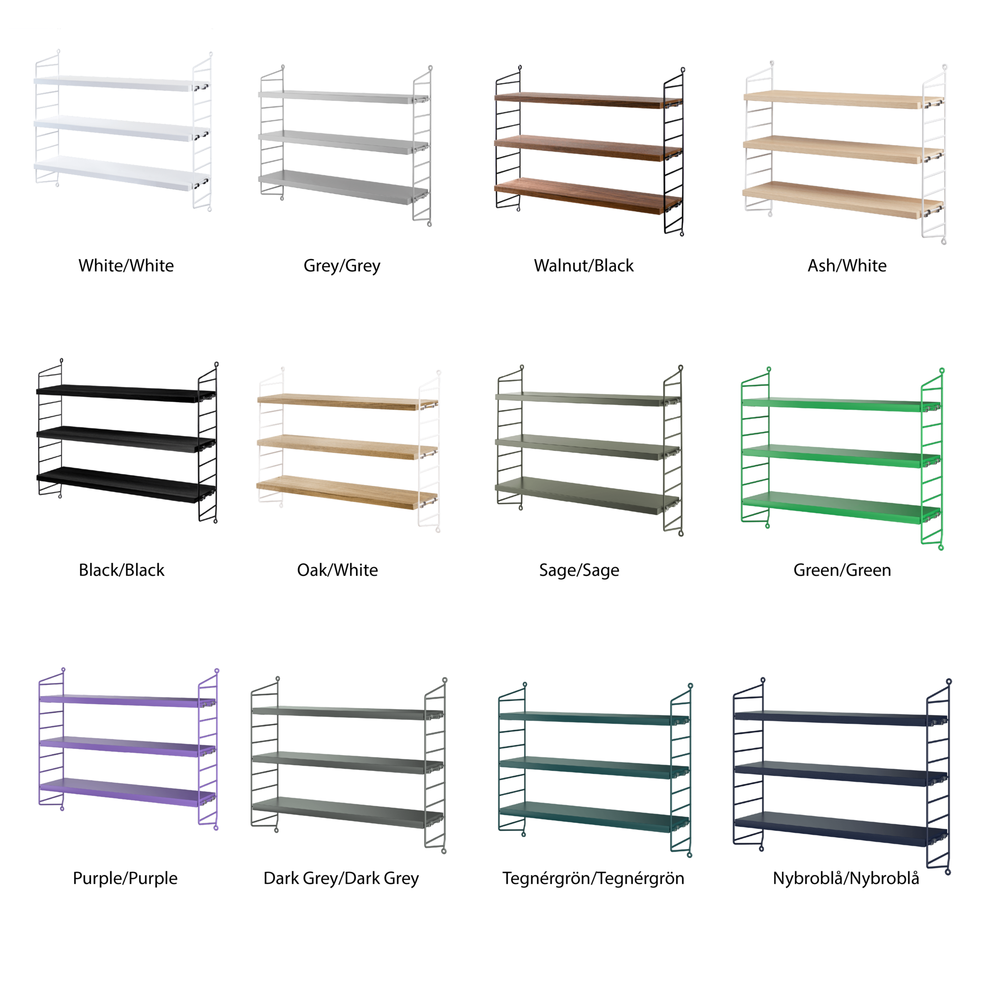 String Furniture Modulair wandsysteem - String® Pocket