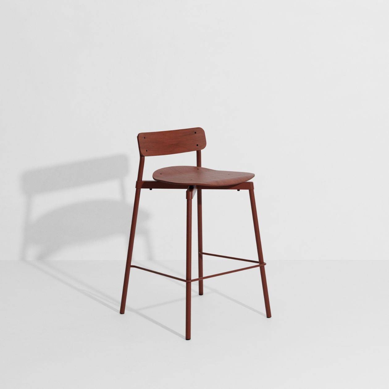 Petite Friture Fromme Wood High Stool H65cm