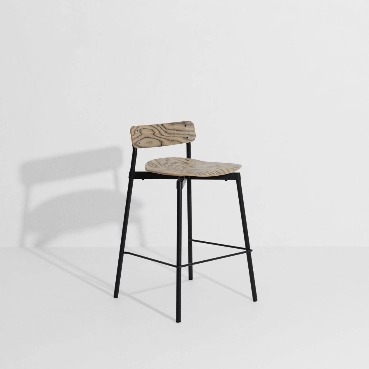 Petite Friture Fromme Wood High Stool H65cm
