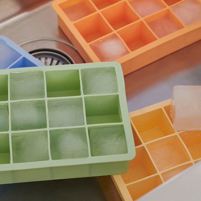 HAY Ice Cube Tray Square XX-Large Pink