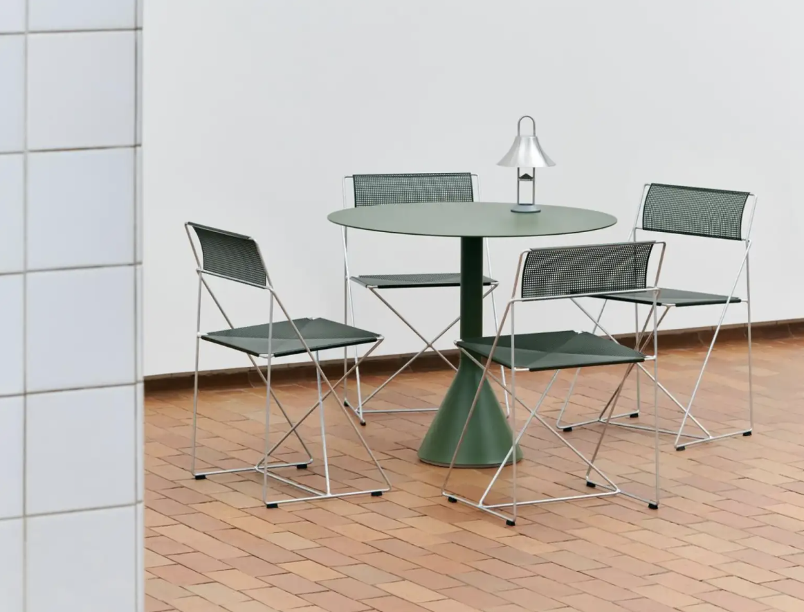 HAY X-Line Chair Galvanised