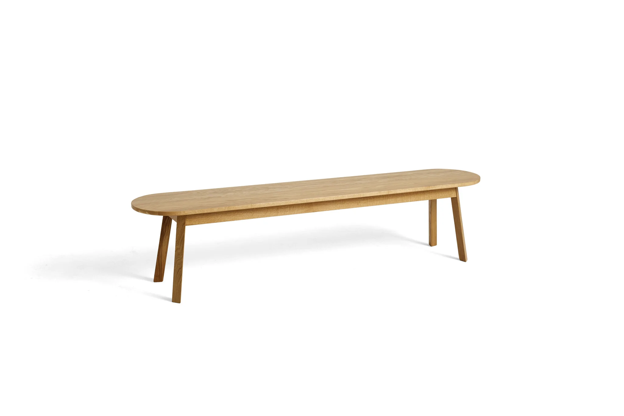 HAY Triangle Leg Bench - Oiled solid oak