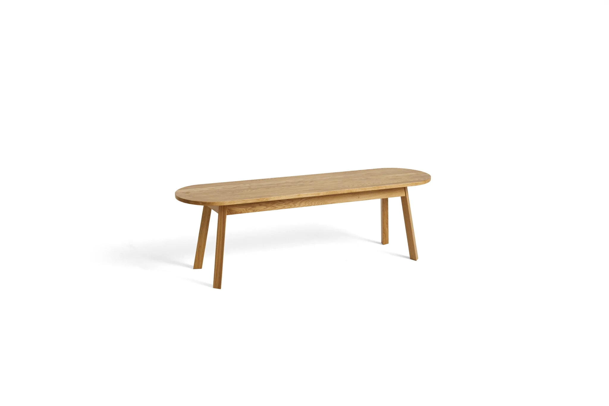 HAY Triangle Leg Bench - Oiled solid oak