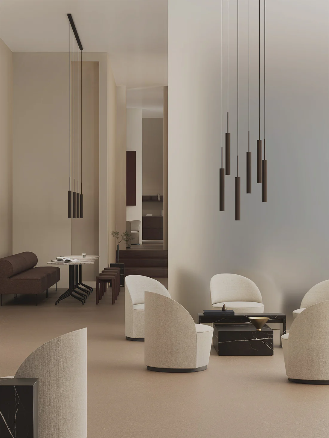 Audo Copenhagen Tubulaire Chandelier