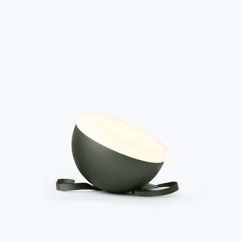 New Works Sphere Portable Lamp, Deep Green, Adventure Light