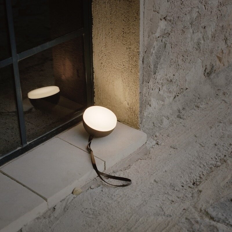 New Works Sphere Portable Lamp, Warm Bronze, Adventure Light