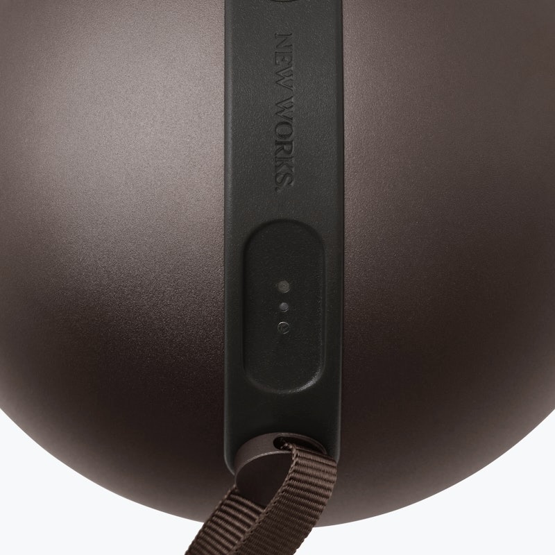 New Works Sphere Portable Lamp, Warm Bronze, Adventure Light