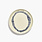 Serax Ottolenghi Feast Dinner plate white swirl L - blue stripes