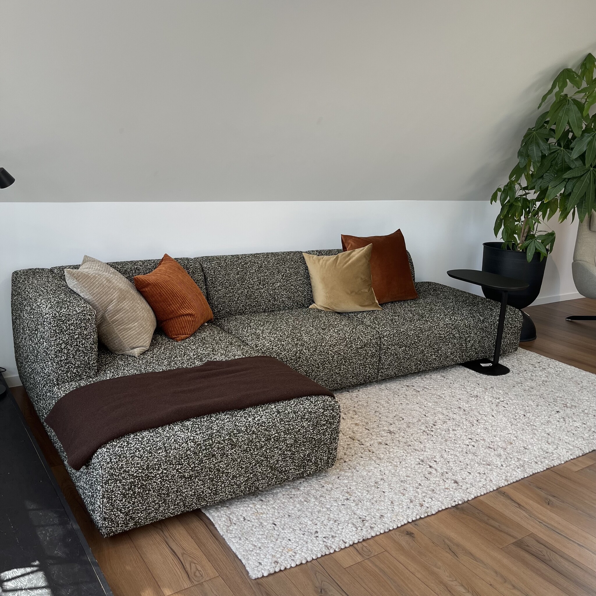Prostoria Modulaire sofa MATCH L 83 - ChaiseLongue L+1 seater+1 seater extended R - Vellus 12