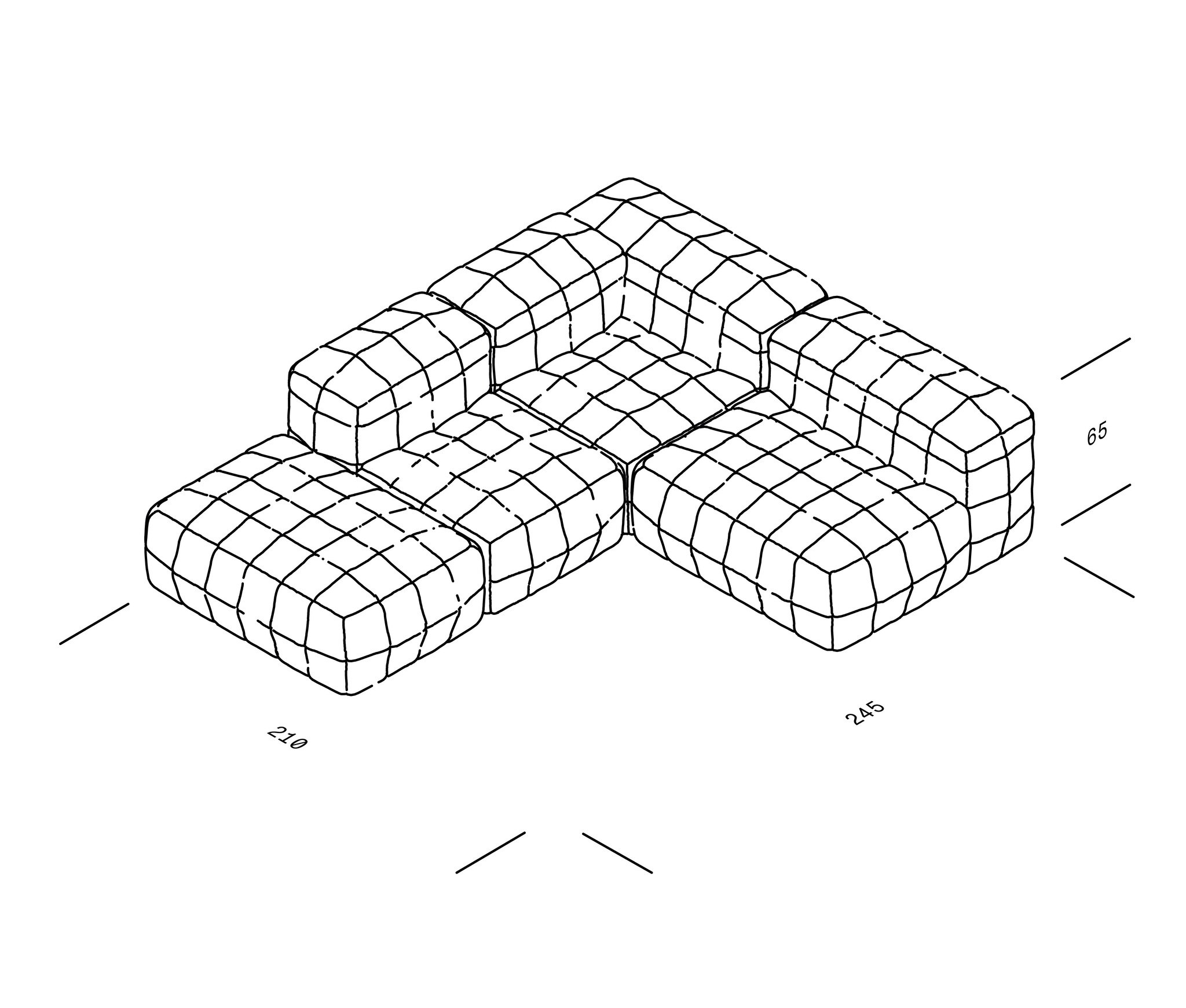 OBJEKTE UNSERER TAGE Henn Sofa Design 04 - Steelcut 3 0562