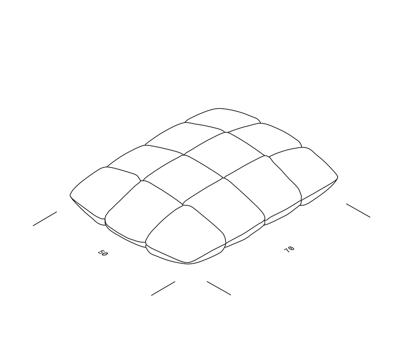 OBJEKTE UNSERER TAGE Henn Cushion Large - Vidar 0622