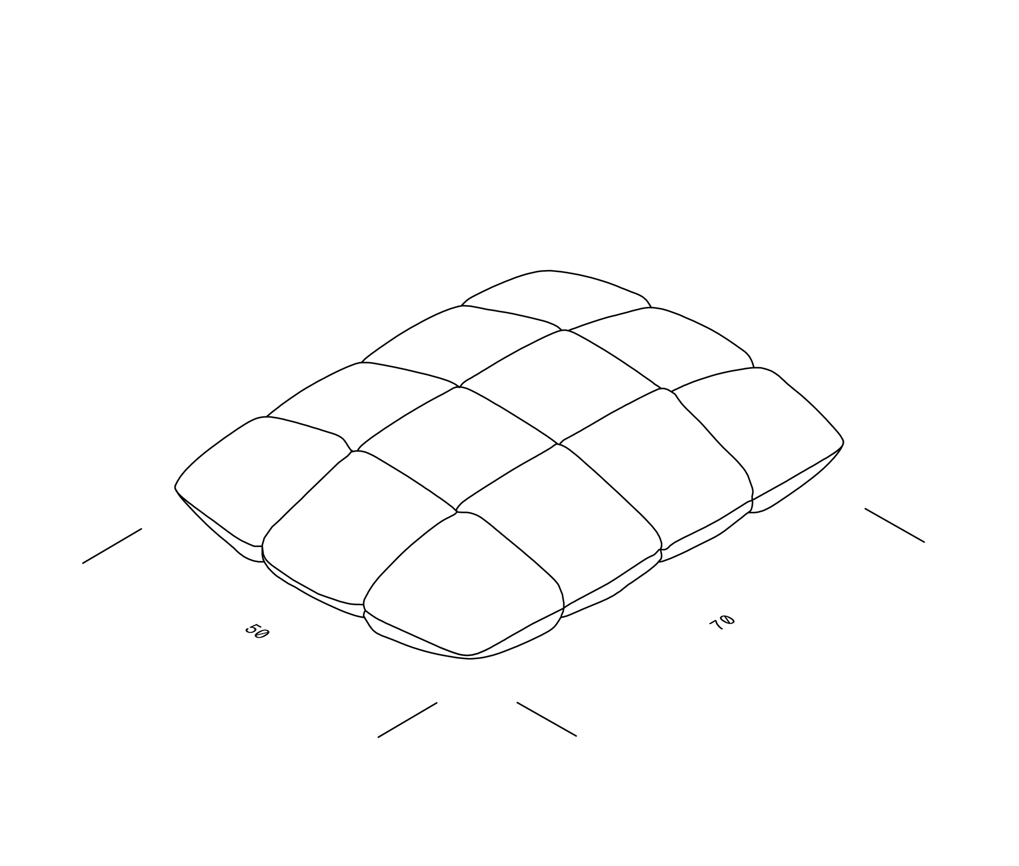 OBJEKTE UNSERER TAGE Henn Cushion Large - Vidar 0622