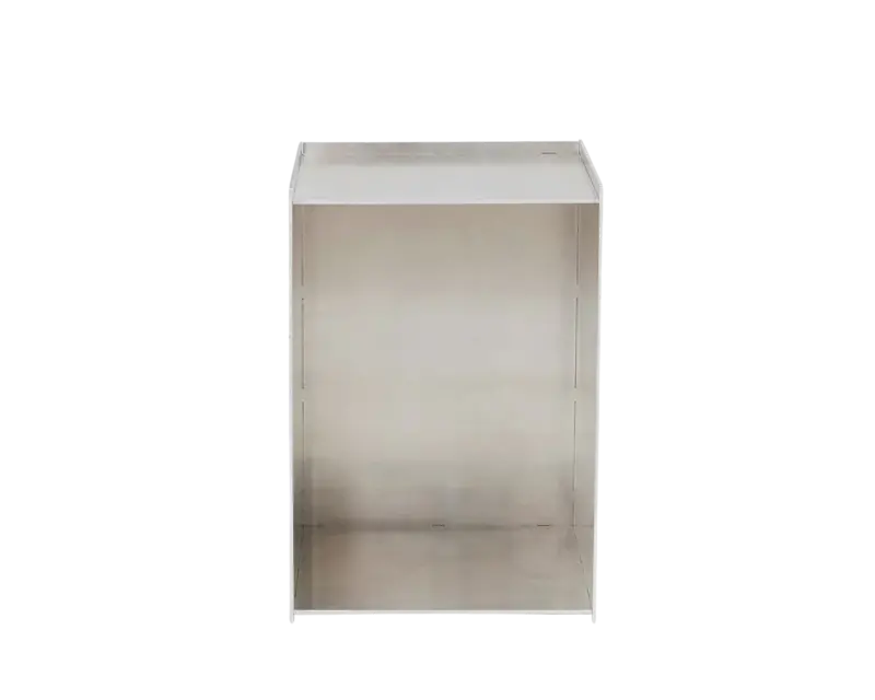 FRAMA Rivet Box Table - Aluminium