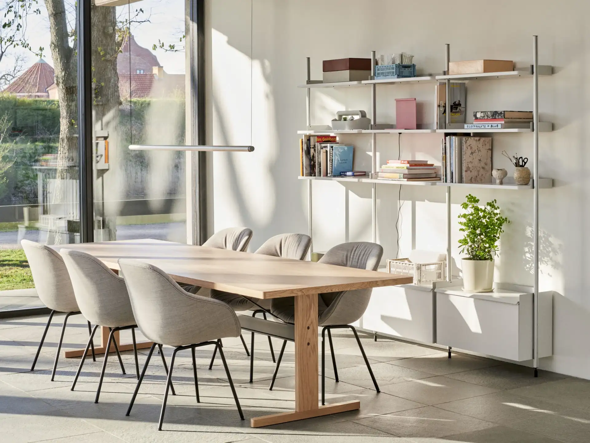 HAY Factor Linear Suspension Lamp - 1500 Diffused