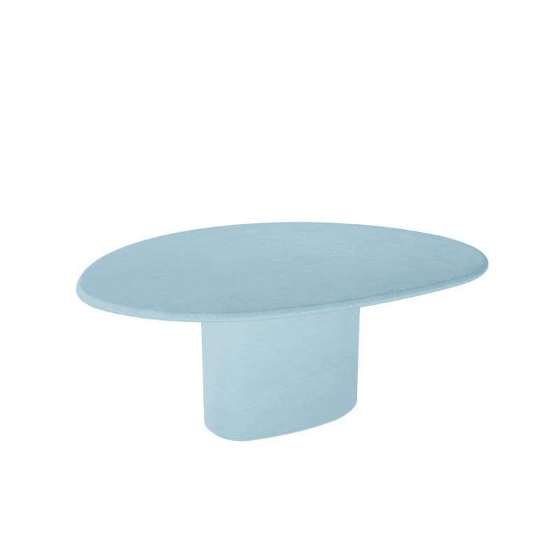 TOOON by Toon De Somer Ton Sur Tooon TST Table small cement 177x132cm - Kristalblauw 379